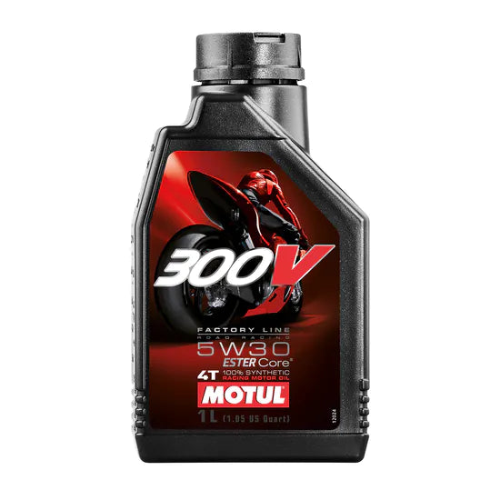 MOTUL- 300V FACTORY LINE 4T 5W30- 1L – Biker's Pad