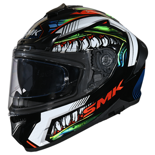 SMK- Typhoon Raptor- Full Face Helmet – Biker's Pad