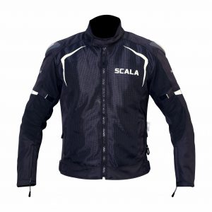 Scala Marvel Riding Jacket Black Biker s Pad