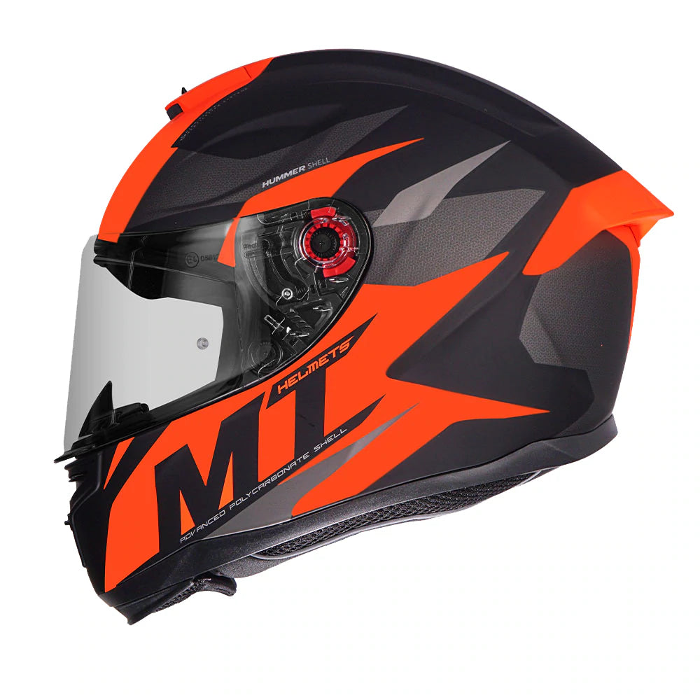 MT Hummer Brave (Matt) Motorcycle Helmet – Biker's Pad