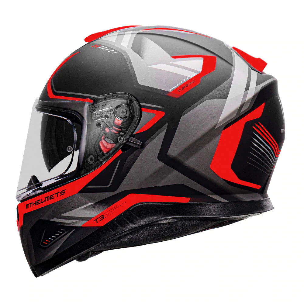 MT Thunder3 SV Turbine (Gloss) Motorcycle Helmet – Biker's Pad
