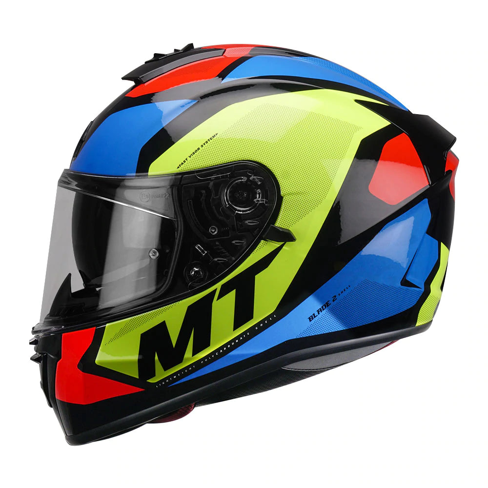 MT Blade 2SV Trick (Gloss) Motorcycle Helmet – Biker's Pad