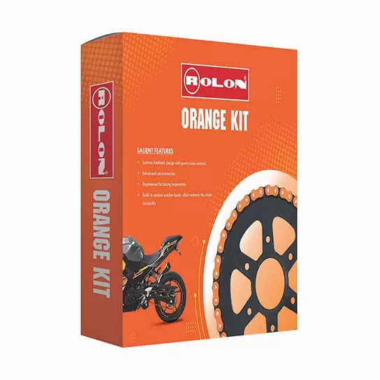 KTM- Duke 125- Chain Sprocket Kit- Premium Orange – Biker's Pad