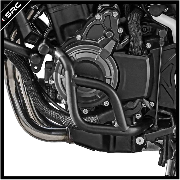 Fairing Guard+Engine Guard Set (Black) by SRC (Thailand) for Honda NX500