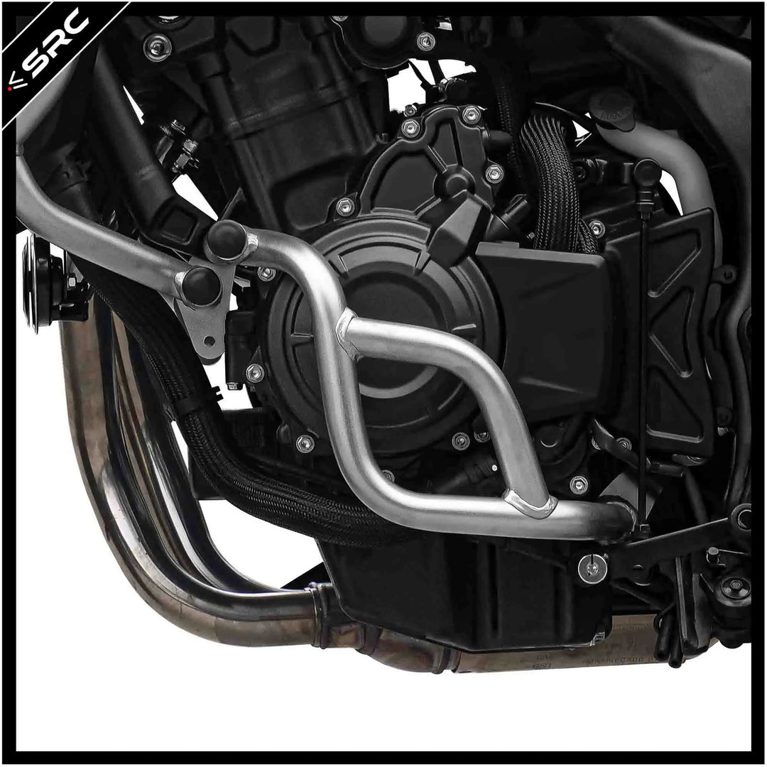 Fairing Guard+Engine Guard Set (Silver) by SRC (Thailand) for Honda NX500