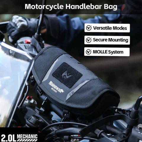 Rhinowalk 2L Motorcycle Handlebar Bag.