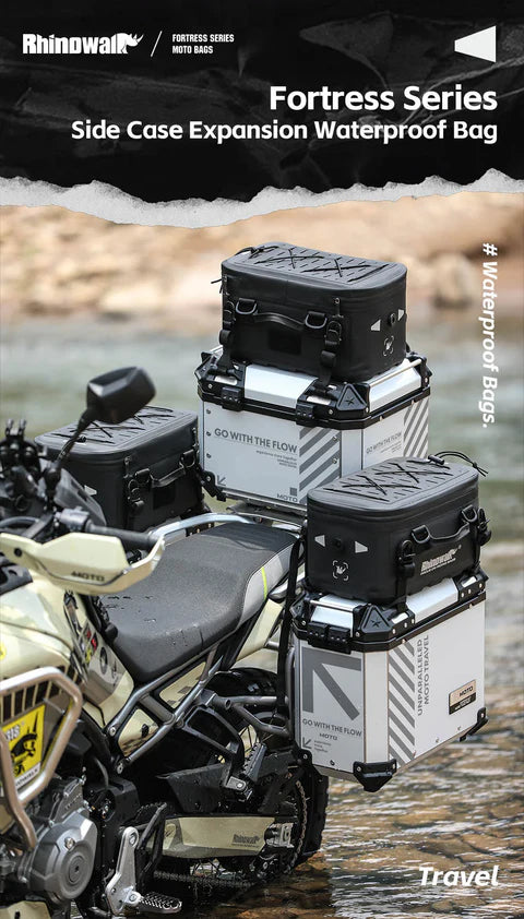 Rhinowalk Extended Waterproof Touring Bag for Side Case.