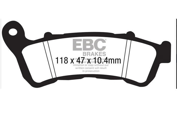 Brakes - FA388/2HH Fully Sintered - EBC (Rear)