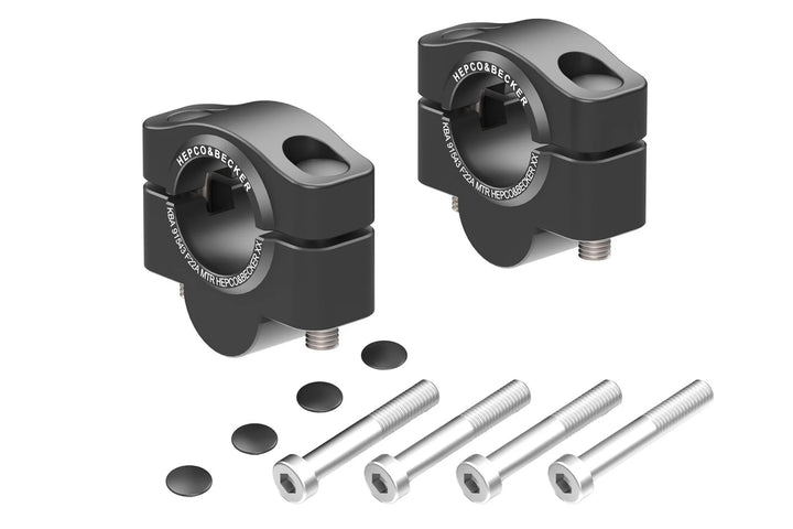 HANDLEBAR RISER - 20MM UP (4230-F22AS) by Hepco Becker