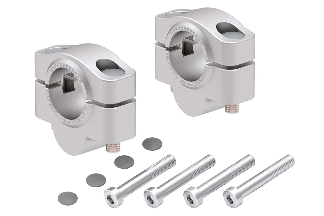 HANDLEBAR RISER - 20MM UP (4230-F22AS) by Hepco Becker