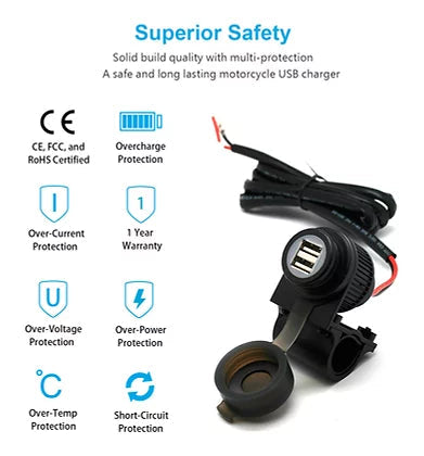CARICABATTERIA USB DOPPIA 2000 MA 12/24 V 2 IN 1 PER ACCENDISIGARI Standard E Din CARICABATTERIA USB DOPPIA 2000 MA 12/24 V 2 IN 1 PER ACCENDISIGARI Standard E Din