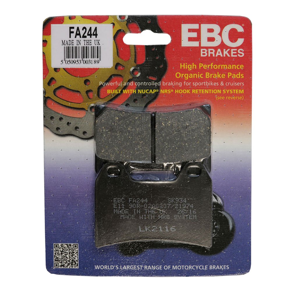 Brakes - FA244 Organic- EBC (1 Set Front)