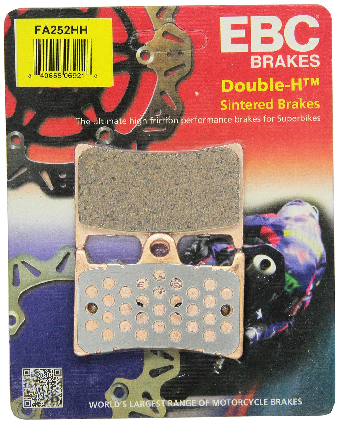 Brakes - Sintered FA252HH- EBC (2 Set Front)
