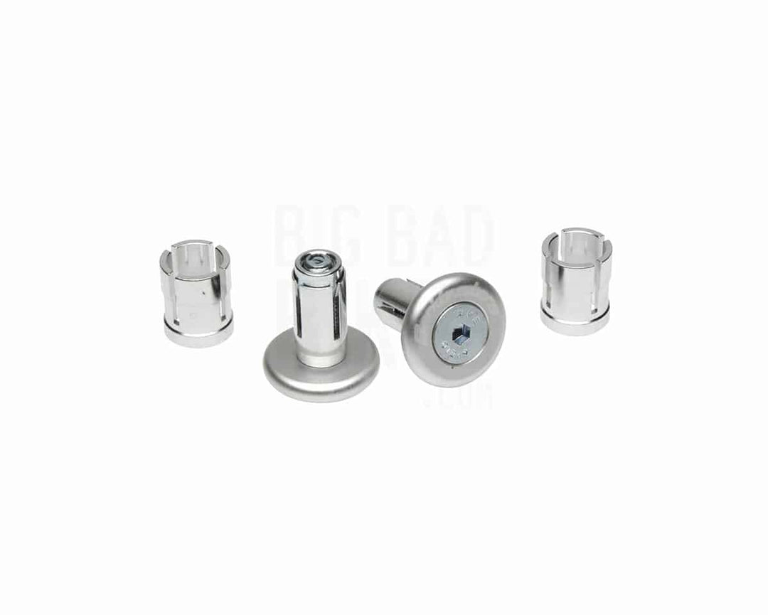 Barkbusters Bar End Grip Protectors – Silver