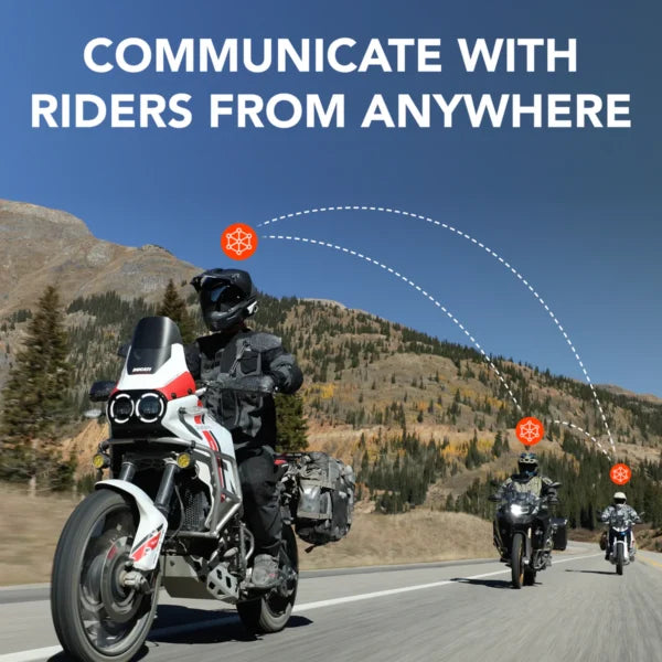 SENA- 60S Bluetooth- Wave Mesh / Intercom- Upto 24 riders & upto 2kms