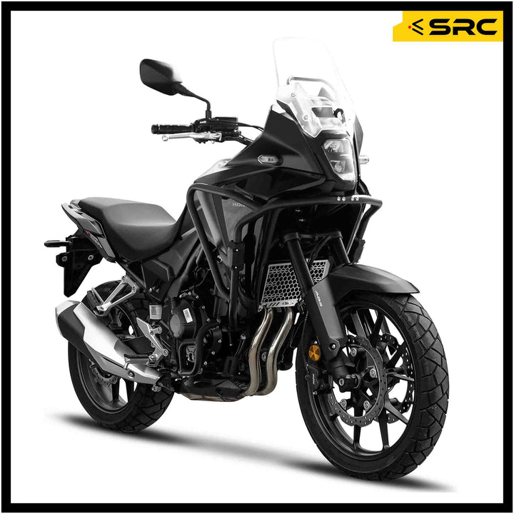 Fairing Guard+Engine Guard Set (Black) by SRC (Thailand) for Honda NX500