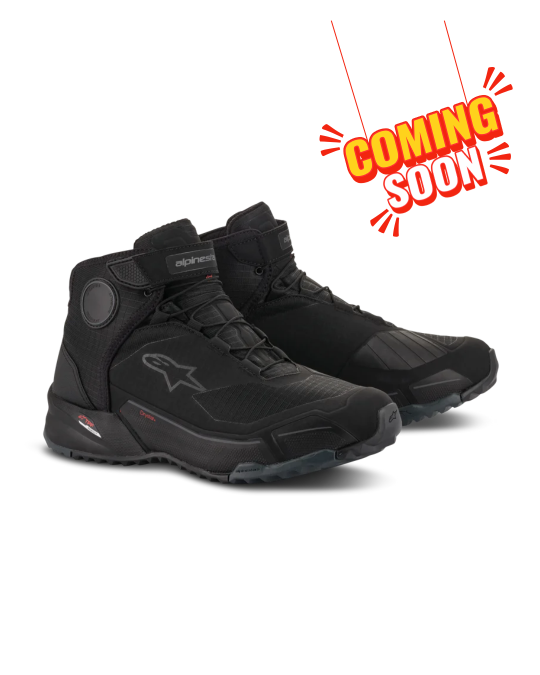 Alpinestarts CR-X Drystar® Riding Shoes-Black Black.