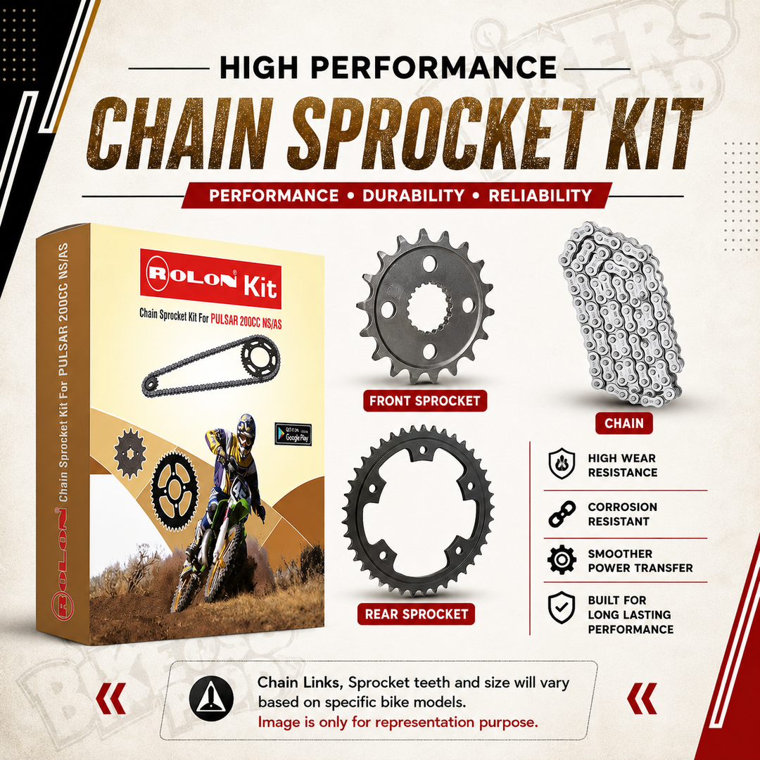 Rolon Chain  Kit for BAJAJ Pulsar RS 200-  KIT HPOR 218