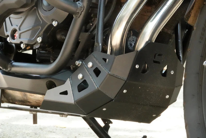 Honda NX500 Skid Plate- Carbon Racing