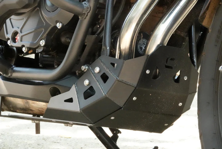 Honda NX500 Skid Plate- Carbon Racing