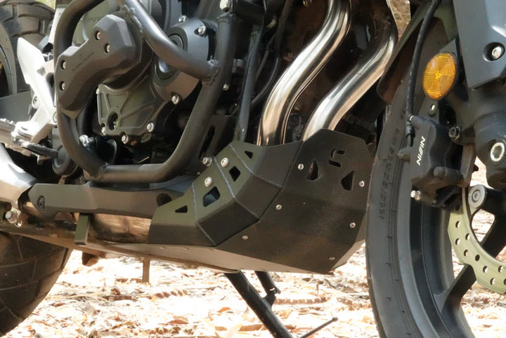 Honda NX500 Skid Plate- Carbon Racing