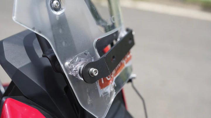 Number Plate Holder for Honda NX500 by Carbon Racing