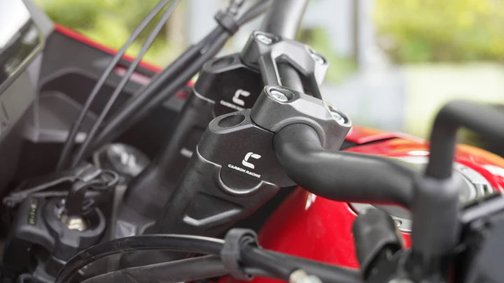 Pullback Handlebar Riser for Honda NX500 by Carbon Racing