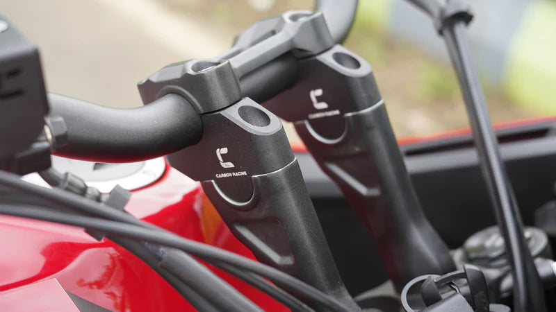 Pullback Handlebar Riser for Honda NX500 by Carbon Racing