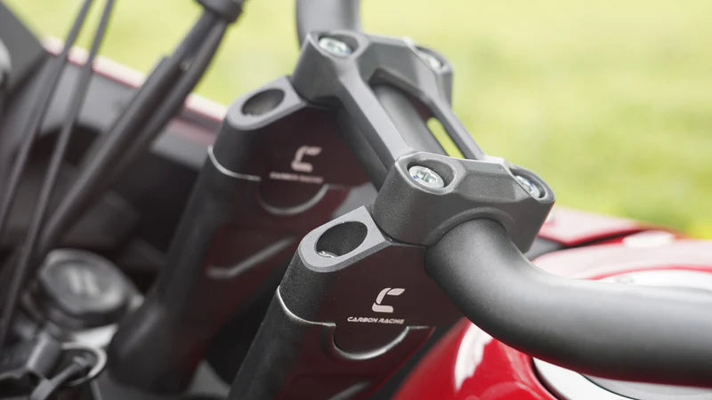 Pullback Handlebar Riser for Honda NX500 by Carbon Racing