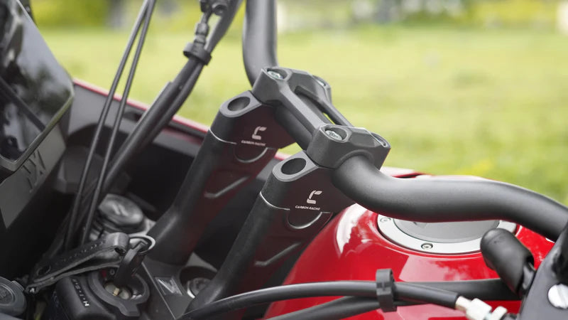 Pullback Handlebar Riser for Honda NX500 by Carbon Racing