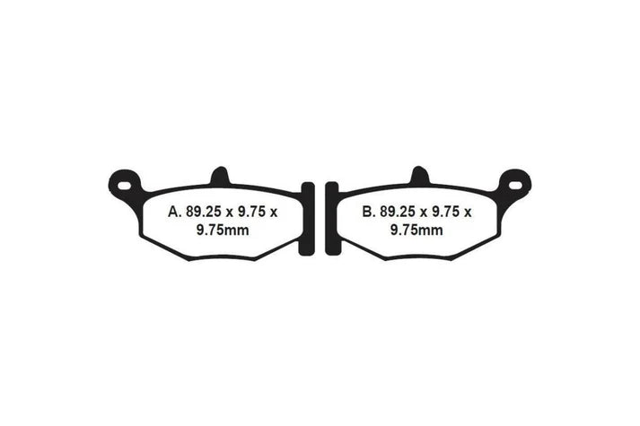 Brakes - FA419V Semi Sintered - EBC (Rear)