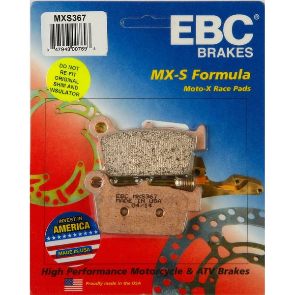 Brakes - MXS367 Motocross Race - EBC (Rear)