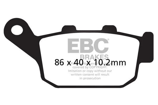 Brakes - FA140V Semi Sintered - EBC (Rear)