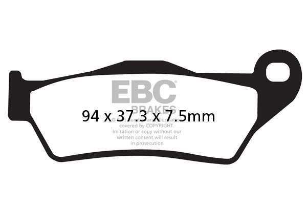 Brakes - MX181 Motocross Race - EBC (Front)