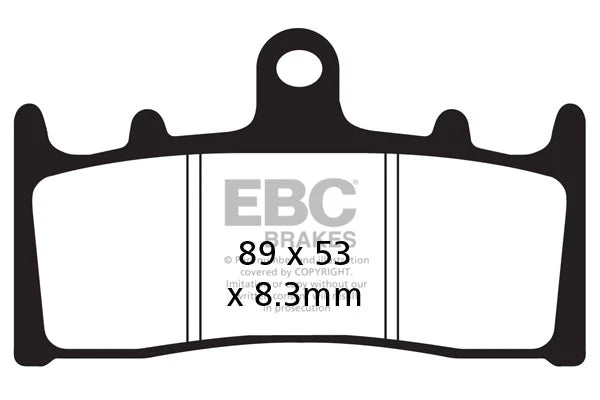 Brakes - FA188HH Fully Sintered - EBC (Front)