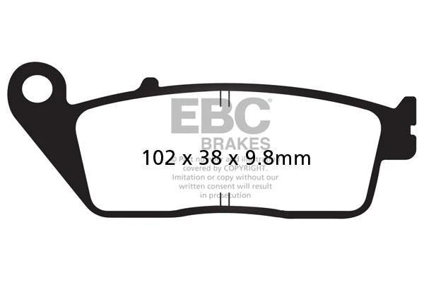 Brakes - FA196 Organic - EBC (front)