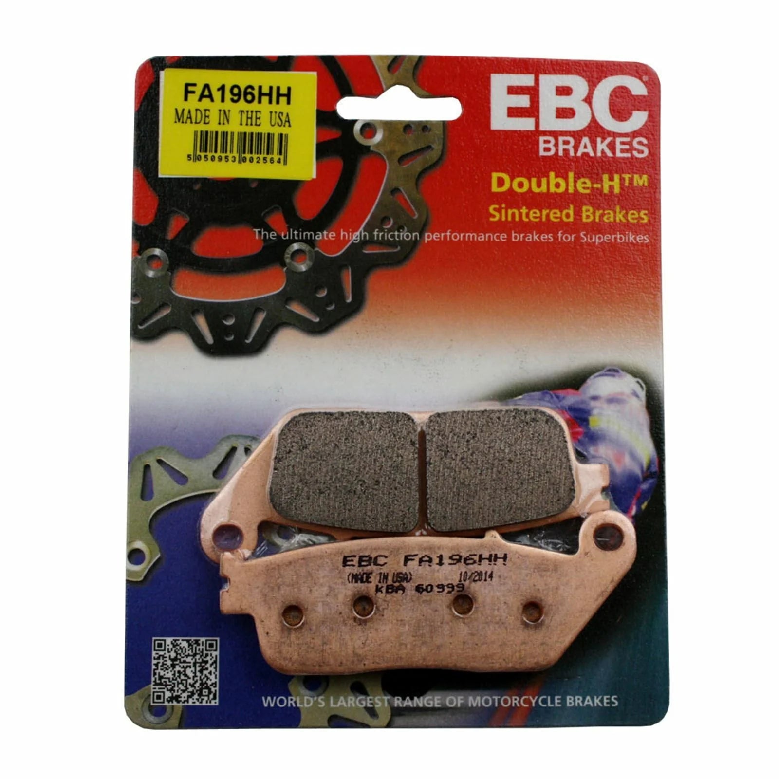 FA196HH EBC Full Sintered Brake Pads (Front) – Biker's Pad