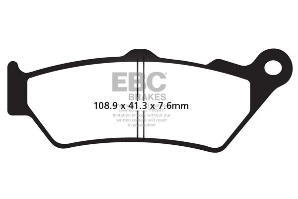Brakes - FA209/2V Semi Sintered - EBC