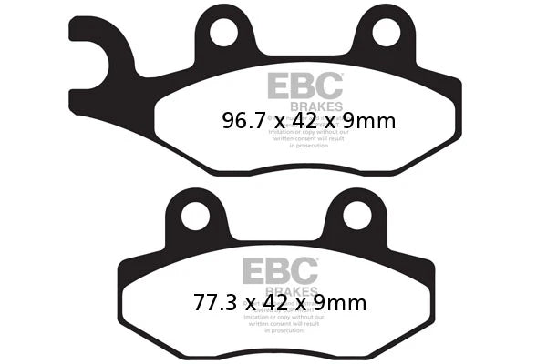 Brakes - FA228HH Fully Sintered- EBC