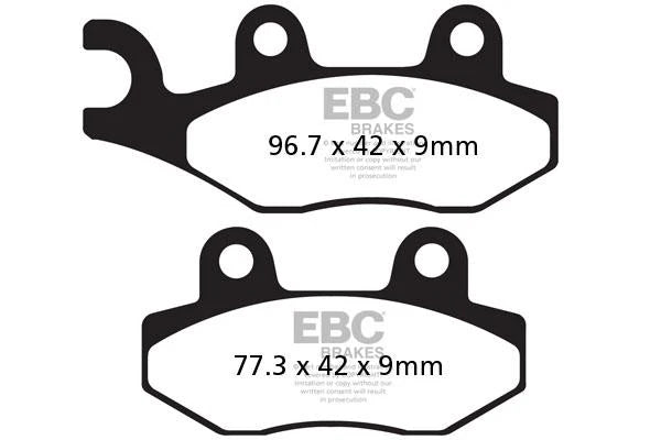 Brakes - FA228 Organic - EBC