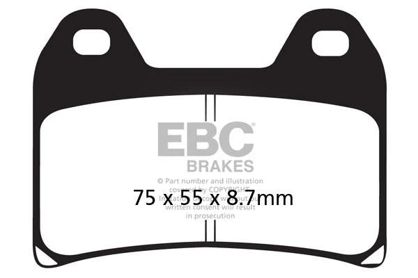 Brakes - GPFAX244HH Grand Prix - EBC (1 Set)