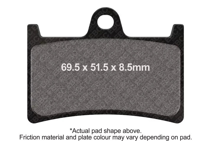 Brakes - Sintered FA252HH- EBC (2 Set Front)