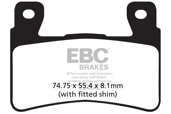Brakes - FA265HH Fully Sintered - EBC