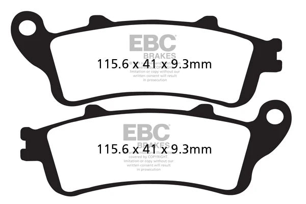 Brakes - FA281HH Fully Sintered - EBC (Front)
