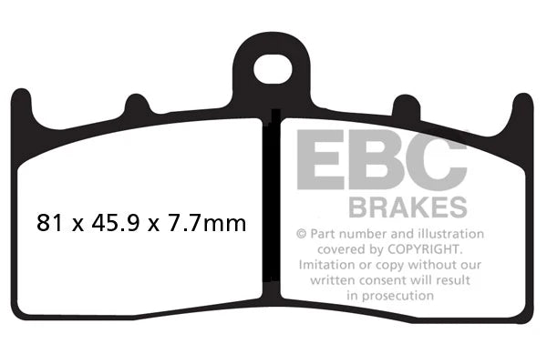 Brakes - FA294HH Fully Sintered - EBC