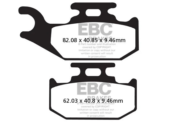 Brakes - FA317TT Carbon - EBC (Rear)