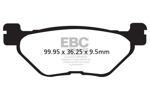Brakes - FA319/2HH Fully Sintered - EBC (Rear)