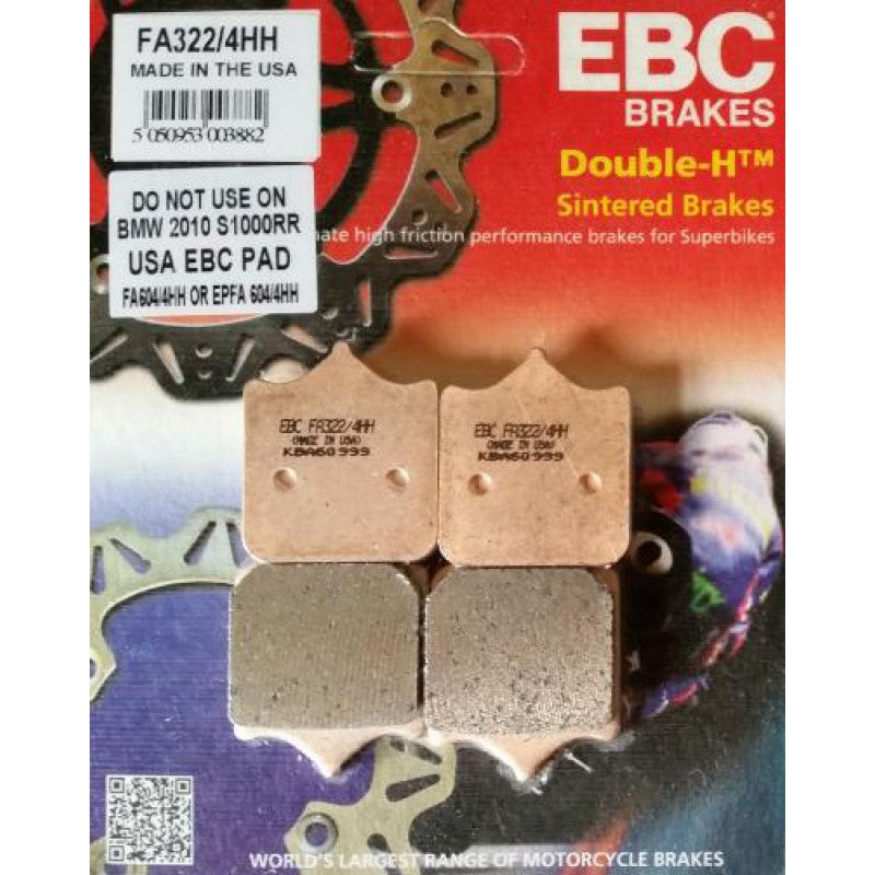 Brakes - FA322/4HH Fully Sintered - EBC (2 Set Front)