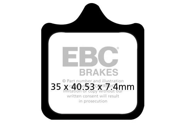 Brakes - FA322/4HH Fully Sintered - EBC (2 Set Front)