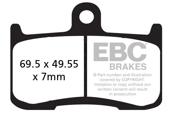 Brakes - FA347HH Fully Sintered - EBC (2 Set Front)